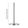 Paper Towel Holder Countertop, Stainless Steel Reusable Freestanding Toilet Paper Holders with Weighted Base,One-Handed Tear,Toilet Paper Holder Stand for Home Desk Farmhouse Bathroom Kitchen view 2