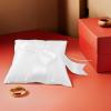 LOGOFUN 2PCS Wedding Ring Pillow Bowknot Bearer Cushion for Ceremony Proposal Celebration Party Decorations - White view 2