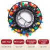 GHYKL Christmas Light Storage Bag, Heavy Duty Tear-proof 600D/Inside PVC Material with Reinforced Handles, 3 Reels Stores up to 175 Ft of Mini Tree Lights & Extension Cords view 3