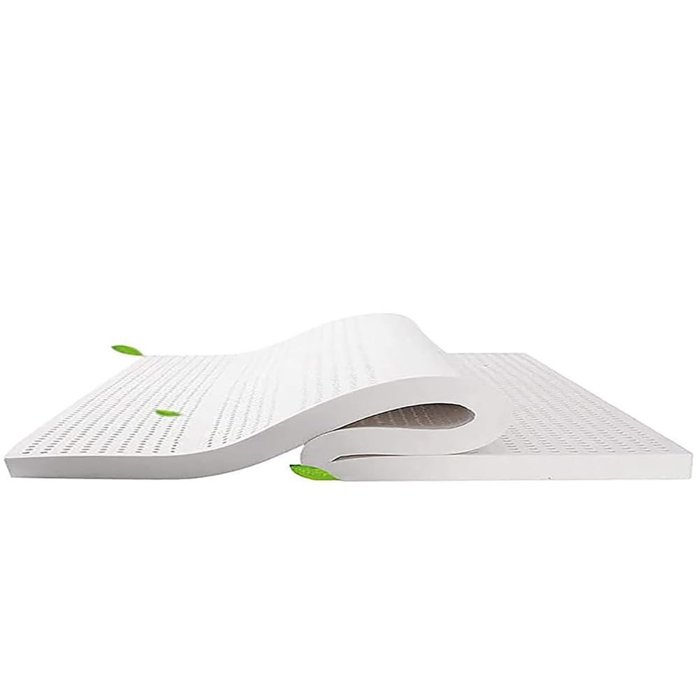 100% Natural Latex Mattresses 5175inch, Mattress Latex Breathable and Comfortable Bed Toppers for Back Pain, Natural Rubber Pure Mattress