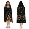 Acotar City of Starlight Velaris Wearable Blankets Night Court Cozy Hoodie Blanket Fashion Book LoverGraphic Cloak Blanket for Adults Women Men 60"x80" view 3