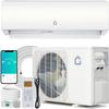 9,000 BTU Mini Split AC& Heat Pump System, 24 SEER2 230V Ductless AC Work with WiFi Enabled & Alexa Control, Cool Up to 450 Sq. Ft, Ultra Quiet Inverter, Easy Installation Kit view 1