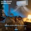 9,000 BTU Mini Split AC& Heat Pump System, 24 SEER2 230V Ductless AC Work with WiFi Enabled & Alexa Control, Cool Up to 450 Sq. Ft, Ultra Quiet Inverter, Easy Installation Kit view 3