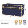 Rhino Trunk & Case Classic XXL College Trunk with Antique Brass Hardware, Soft Close - 36x18x18, Seats 1500+ lbs, USA Made Secure Dorm Footlocker, Home Storage, Steamer Style Blanket Chest view 2