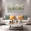 WVMAPTA Green and White Flower Poster Wall Decor for Bedroom Tree Canvas Wall Art for Dining Room Modern Prints Wall Art for Apartment Size 24 x 48 Inch view 3