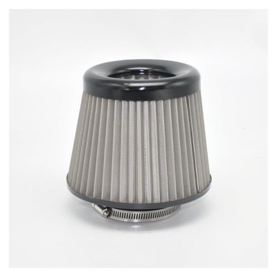 Universal Air Filter76MM / 3 Inch CarStainless Steel Mesh Air Filters For Cold Air Intake(Black)