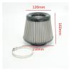 Universal Air Filter76MM / 3 Inch CarStainless Steel Mesh Air Filters For Cold Air Intake(Black) view 2