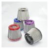 Universal Air Filter76MM / 3 Inch CarStainless Steel Mesh Air Filters For Cold Air Intake(Black) view 4