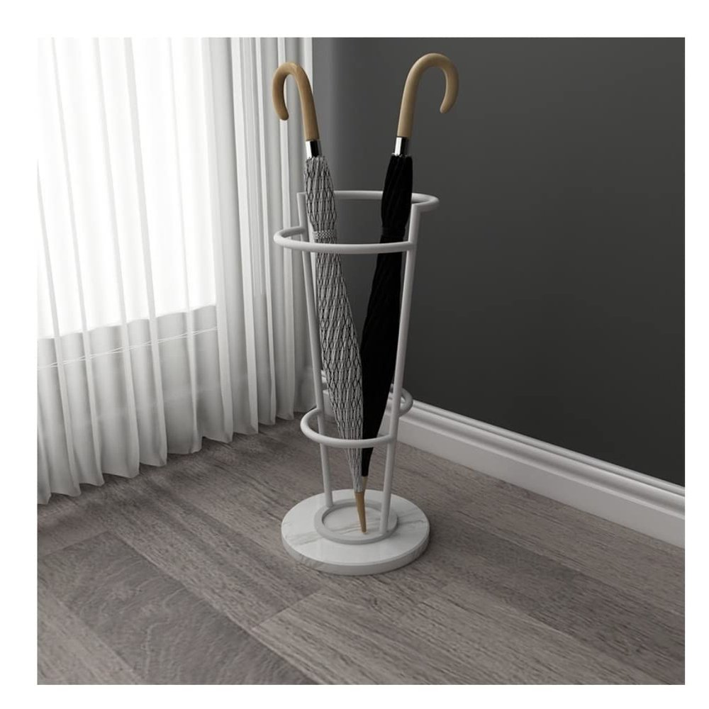 GZHENMZ Umbrella Stands,Umbrella Holder Metal Umbrella Stand with Marble Base Umbrella Rlla Rack for Umbrella Walking Sticks Entryway Free Standing Umbrella Holder Umbrella Rack Umbrella/Wit/24 * 5