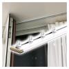 Curtain Tracks Rods, Aluminum Alloy Room Divider Curtain Rod With Pulleys, Ceiling Wall Mounted Heavy-duty Curtains Rails(White,12M/39.3FT) view 1