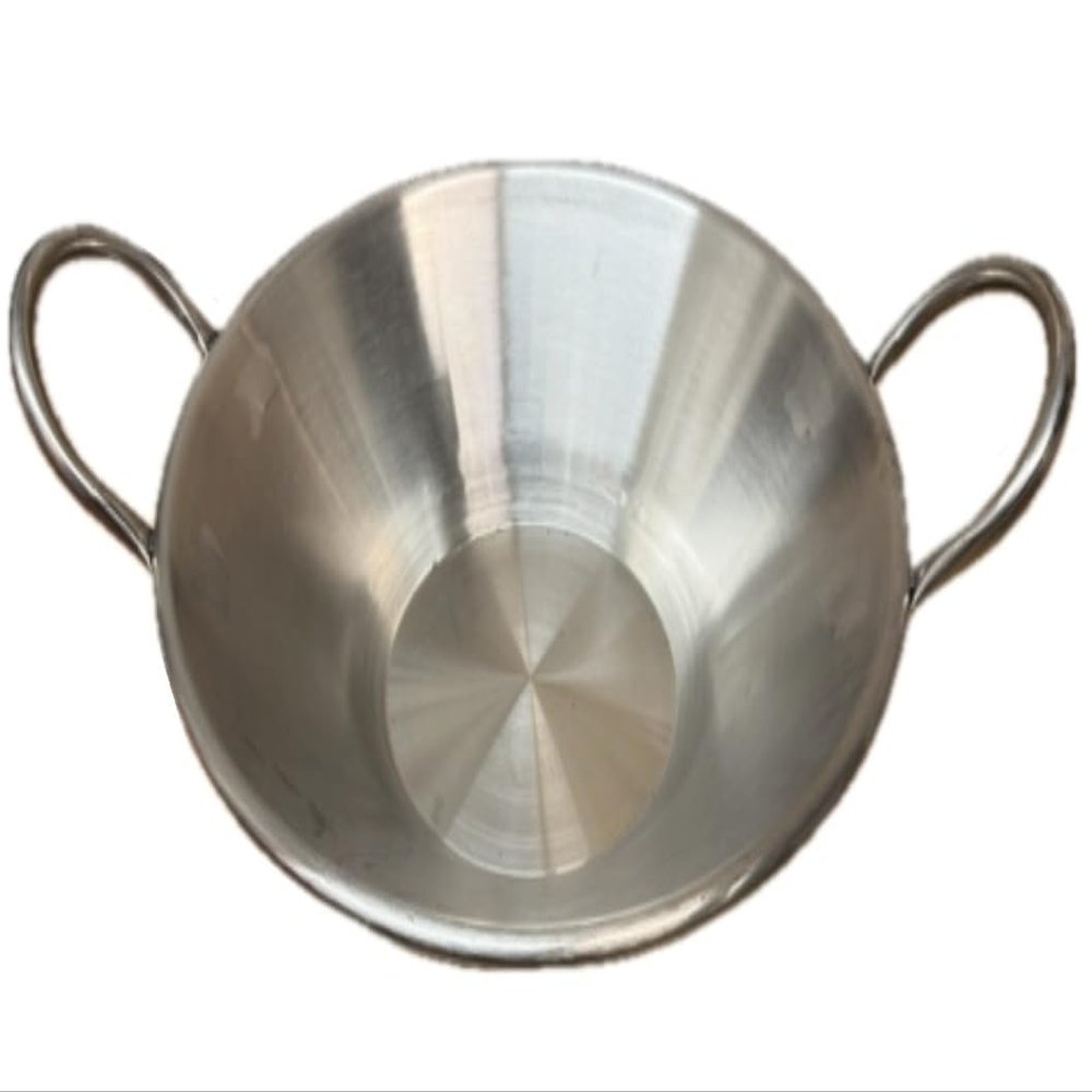 Grande cazo Para Carnitas Extra Large 24" Shallow 8" Stainless Steel Heavy Duty Acero Inoxidable Wok comal Fry Pan