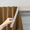 Sovtfides Self Adhesive Curtains, Stick Curtain Blackout Shades Window Cover Curtains for Living Room No Drilling, 59" W X 59" L, Brown, 1 Panel view 1