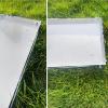 304 Stainless Steel AC Water Catcher Drip Pan Reliable Oil Water Tray for Outdoor AC Units Portable air Conditioners Easy to Clean Commercial Residential use(50x30cm(20x12in)) view 3