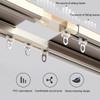 27 To 236 In Ceiling Mounted Double Track, Conjoined Double Curtain Rail Track Heavy Duty Curtains Rods System Set For RV Curtain Bay Window(Midnight,2.95FT/90CM) view 3