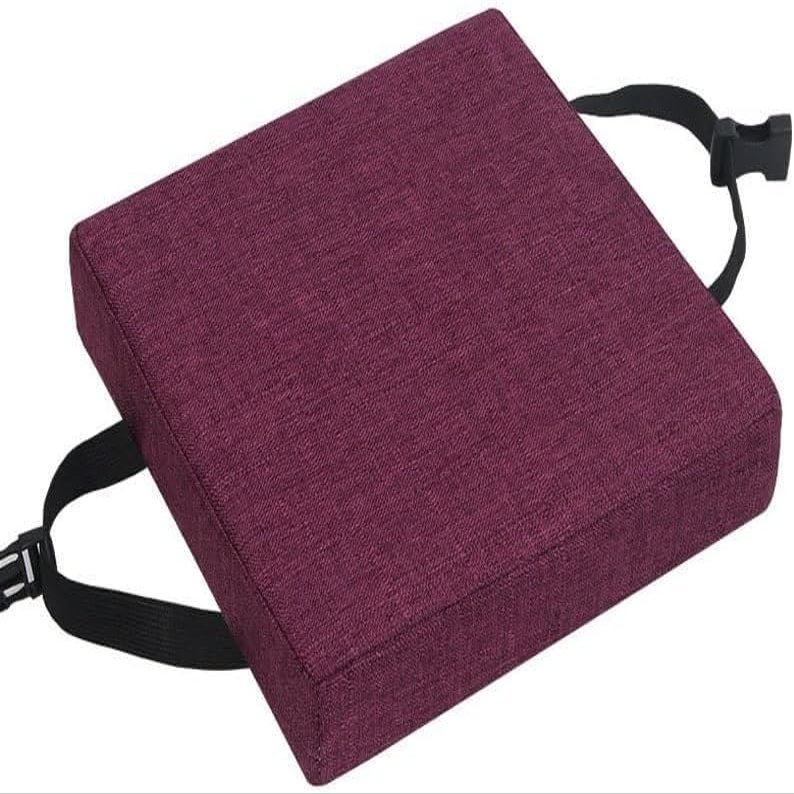 IQNJERYV Square Seat Cushion 12 13 14 15 16 17 18 19 20, Super Soft Bar Stool Pad with Ties Linen Removeble Cover Zipper for Kitchen Barstool Office Dinning Room(B10,38x38x8cm)