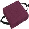 IQNJERYV Square Seat Cushion 12 13 14 15 16 17 18 19 20, Super Soft Bar Stool Pad with Ties Linen Removeble Cover Zipper for Kitchen Barstool Office Dinning Room(B10,38x38x8cm) view 1