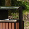 CAOJLjiaxiang-2012 Outdoor Garbage Cans Chinese Style Imitation Antique Trash Can Outdoor Scenic Spot Metal Rubbish Bin view 3