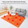 Electric Heated Floor Mats, Adjustable Temperature Toes Warming Heater, Winter Under Desk Foot Warmer Home Space Heater Electric Carpet Heating Pads(I,180x200cm) view 2
