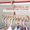 9 in 1 Smart Hanger Pro, Space Saving Hangers, Rotating Anti-Skid Foldable Closet Hanger, Wardrobe Organizers and Storage, 9 Holes Clothes Drying Hangers, for Dorm Room, Apartment (Gray*3) view 2