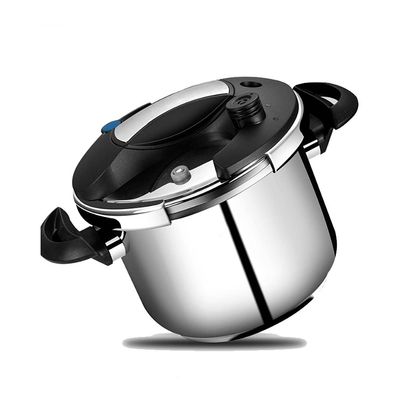 316 Stainless Steel Pressure Cooker, Explosion-proof Pressure Cooker with Self-locking Safety Valve, Visible Lid, Household Gas Stove and Induction Cooker(10L)