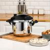 316 Stainless Steel Pressure Cooker, Explosion-proof Pressure Cooker with Self-locking Safety Valve, Visible Lid, Household Gas Stove and Induction Cooker(10L) view 2