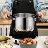 316 Stainless Steel Pressure Cooker, Explosion-proof Pressure Cooker with Self-locking Safety Valve, Visible Lid, Household Gas Stove and Induction Cooker(10L) view 3