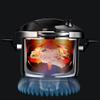 316 Stainless Steel Pressure Cooker, Explosion-proof Pressure Cooker with Self-locking Safety Valve, Visible Lid, Household Gas Stove and Induction Cooker(10L) view 4