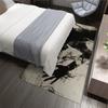 Horror Theme 8'x10' Area Rugs Black and White Horror Ghost Halloween Carpet Soft Non-Slip Low Pile Rug for Bedroom Playroom Home Decoration view 4