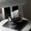Modern Ceramic Household Tissue Box Creative Dining Table Storage Napkin Facial Dispenser Ornaments Napkin Holder(Silver) view 4