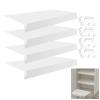 4PCS Custom Size Wire Shelf Covers for Pantry, PVC Removable Pantry Shelves Cover for Kitchen Closet Bathroom Office Shelving, 19 x 14 x 2 in White view 1