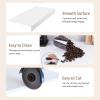 39"18"3" Wire Shelf Liner, Non-Adhesive Removable Wire Rack Covers Protector Mats, Set of 5, White view 4