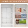4-Count Shelf Cover System 40 x 20 x 2 in Wood-Look PVC Liners with Tool-Free Fit, Grey view 4