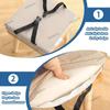 Bar Stool Cushions Anti-Slip with Ties, 40x40/30x30/45x45cm Square Kitchen Chair Cushion Memory Foam Seat Pads Washable Cover for IndoorOutdoorGardenPatioDining Chairs(Colour16,24x24x2in) view 4