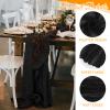10 Pack Black Cheesecloth Table Runner 17x108 Inch Semi Sheer Boho Gauze Cheese Cloth Table Runners, for Wedding Bridal Shower Birthday Party Home Decor Garden Farmhouse view 3