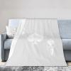 Ace of Spades Poker Throw Blanket - Soft Plush Fleece Blanket for Couch, Bed, Sofa - Home Decor Cozy Blankets Gifts for Women Men, White, 50x60 Inches view 2