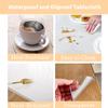 Clear Desk mat,1 mm Table Protector for Dining Room Table, for Wood,Kitchen Table(54"x72"(137 * 182 cm)) view 4