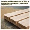 Solid Wood Shower Mat, Square Bath Mat with Anti-Slip Foot, for Doorway Sauna Spa Yard Patio Pool Outdoor Use(Natural,23.6x27.6in) view 4