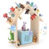 RZYLKA for Tonies Box Shelf Magnetic Storage Shelf, Large Size House for TonieBox 1/2 Player Tonies Figures Characters for Children Room, Wall-Mounted and Desktop Placement view 1