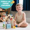 RZYLKA for Tonies Box Shelf Magnetic Storage Shelf, Large Size House for TonieBox 1/2 Player Tonies Figures Characters for Children Room, Wall-Mounted and Desktop Placement view 4