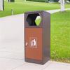 CAOJLjiaxiang-2012 Outdoor Garbage Cans Hotel Lobby Metal Garbage Can Outdoor Public Area Galvanised Steel Trash Bin view 4