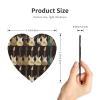 Art Guitar Pattern Fridge Magnets, Strong Refrigerator Magnets Heavy Duty, Heart Shape Decorative Mini Magnets for Whiteboard, Locker & Map, Cute Fridge Magnet Sticker for Kitchen, Office view 4