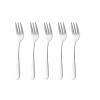 5PCS stainless steel fork for home Western style pasta steak thickened heavy-duty long handled(Fork 2) view 1