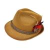 Oktoberfest Hats for Men German Hats for Oktoberfest Beer Festival Party Trilby Homburg Hat Twisted Belt Headwear Widget Hat view 1