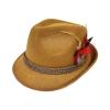 Oktoberfest Hats for Men German Hats for Oktoberfest Beer Festival Party Trilby Homburg Hat Twisted Belt Headwear Widget Hat view 4