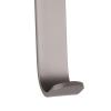 2 Tier Corner Shower Shelf, Wall Mounted Bathroom Storage Rack, Aluminum Alloy Shower with Hooks and Decorative Covers, Space Saving for Towels and Toiletries view 2