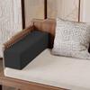 ADUODAO Rectangular Sofa Arm Rest Pillow Bed Gap Filler with Removable Washable Cover for Home Couch Bed Car Living Room, Custom Size Head Support Yoga Bolster (70 * 15 * 15cm,Black) view 1