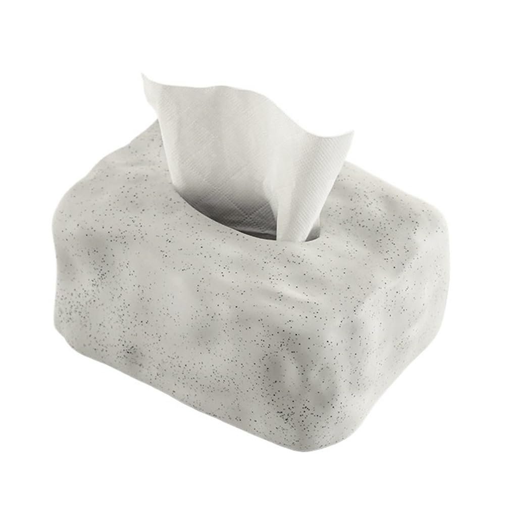 Tissue Box Ceramic Square Home Living Room Desktop Organizer Miscellaneous Colors Napkin Holder