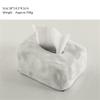 Tissue Box Ceramic Square Home Living Room Desktop Organizer Miscellaneous Colors Napkin Holder view 2