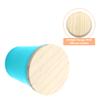 15OZ Thick Glass Candle Jar Container Vessels for Making,WINCUR Empty Round Candle Holder Tins Can w/ Lids Wax Container - Spice, Powder Containers Bulk 10 Pack (Frosted Light Blue 15oz 8*9cm/3.15*3.5 view 4