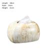 Tissue Box Marble Pattern Suitable for Living Room Desktop Ceramic Napkin Napkin Holder view 2